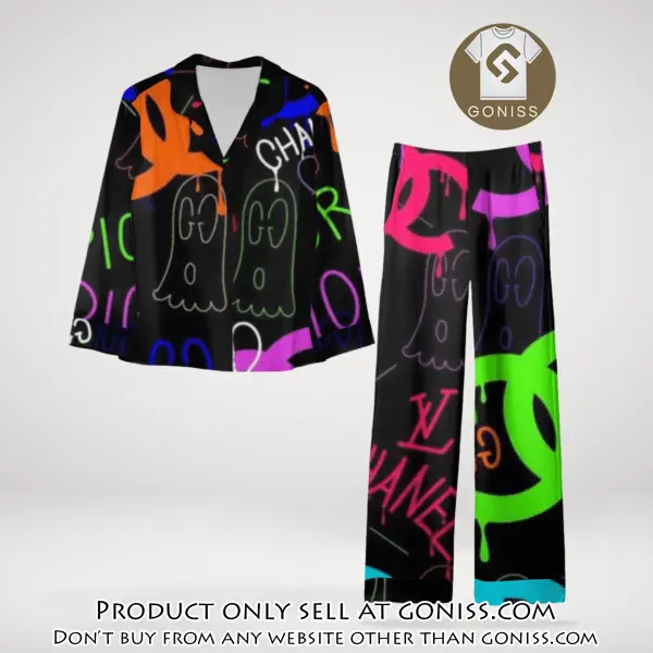 Trending luxury chanel satin pajama set pjs1043 gn1222240